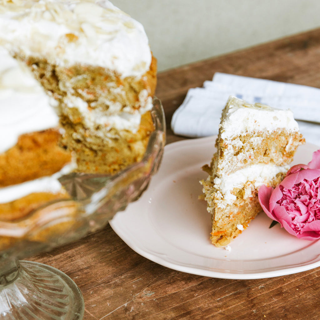 CARROT AND VANILLA CAKE ECOLÓGICA.